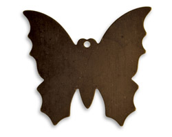 Vintaj Natural Brass Monarch Butterfly Altered Blank 34x30mm