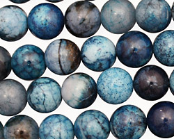 Brazil Blue Agate Round 10mm