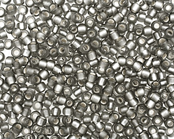 TOHO Gray (with Frosted Silver Lining) Round 8/0 Seed Bead