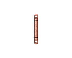 TierraCast Antique Copper (plated) 3/4" Bead Bar Link 2x19mm