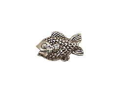 Green Girl Pewter Baby Fishy 18x12mm