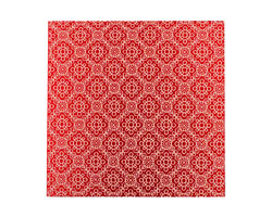 Lillypilly Red Doily Anodized Aluminum Sheet 3"x3", 24 gauge