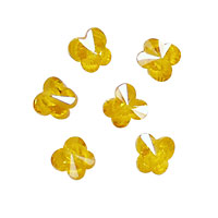 Sunshine Faceted Butterfly 6x6mm