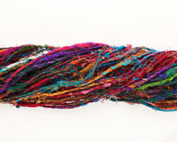 Rich Recycled 100% Silk Sari Yarn