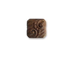 Vintaj Natural Brass Swirling Button Decorivet 7mm