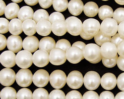 Pearly White Potato 5-5.5mm