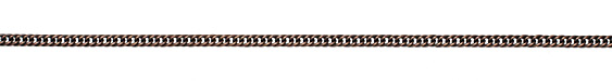 Antique Copper (plated) Woven Curb Chain