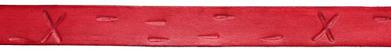 Cranberry X Track Leather Strap 36"x20mm