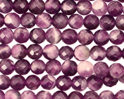 Dogtooth Amethyst Faceted Round 6mm