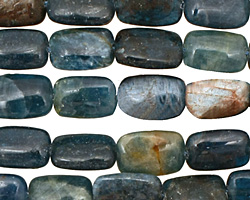 Pacific Blue Apatite Thin Pillow 12x8mm