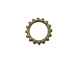C-Koop Enameled Metal Olive Small Open Gear 16mm