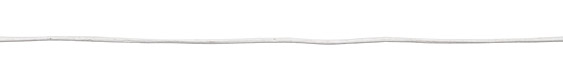 White Round Leather Cord 1.5mm
