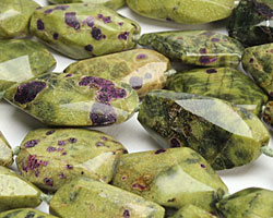 Stichtite Faceted Nugget 19-27x13-18mm