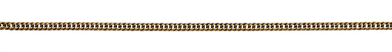Antique Gold (plated) Woven Curb Chain