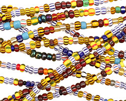 African Rainbow Seed Bead Mix 2-3x3-4mm