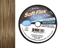 Soft Flex Bronze Metallic .019" (Medium) 49 Strand Wire 100ft.