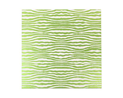 Lillypilly Lime Green Zebra Anodized Aluminum Sheet 3"x3", 24 gauge
