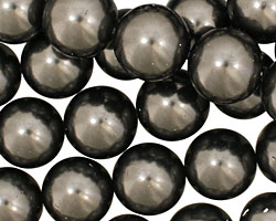 Charcoal Shell Pearl Round 14mm