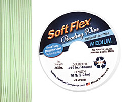 Soft Flex Chrysoprase .019" (Medium) 49 Strand Wire 10ft.