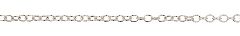 Silver (plated) Oval Cable Chain