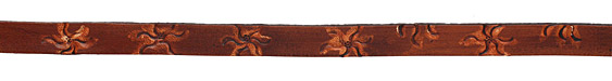 Chocolate Sunshine Leather Strap 36"x10mm