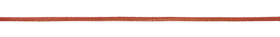 Rust Stitched Suede Round Leather Cord 2.5mm