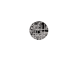 Lillypilly Black Bamboo Anodized Aluminum Disc 11mm, 22 gauge