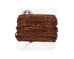 Walnut Brown Irish Waxed Linen 7 ply