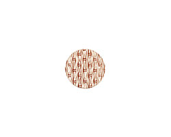 Lillypilly Bronze Reeds Anodized Aluminum Disc 11mm, 24 gauge