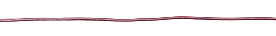 Berry (metallic) Round Leather Cord 2mm