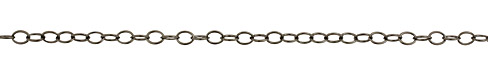 Gunmetal Oval Cable Chain