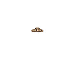 TierraCast Antique Gold (plated) Beaded BeadAligner 8mm