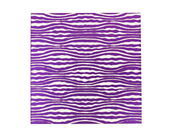 Lillypilly Purple Zebra Anodized Aluminum Sheet 3"x3", 24 gauge