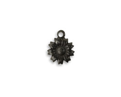Vintaj Arte Metal Tattered Daisy Charm 10x13mm