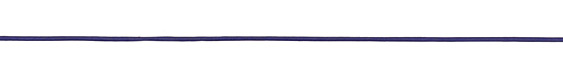 Royal Blue Round Leather Cord 1.5mm