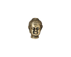 TierraCast Antique Gold (plated) Buddha Bead 13x10mm