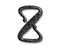 TierraCast Gunmetal Z Hook Clasp 28x19mm