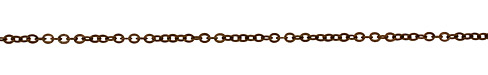 Vintaj Natural Brass Small Flat Cable Chain