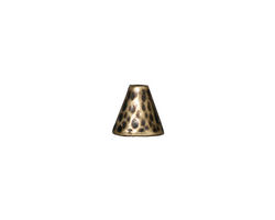 TierraCast Antique Brass (plated) Hammertone Cone 8mm