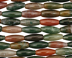 Fancy Jasper Rice 12x5mm