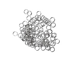 Artistic Wire Non-Tarnish Silver Chain Maille Jump Ring 3.18mm, 20 gauge