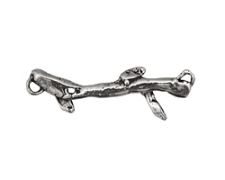 Rustic Charms Sterling Silver Twig Link 33x9mm