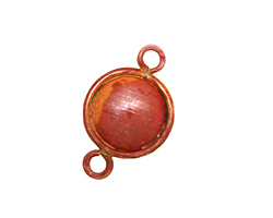 Patricia Healey Copper Solid Circle Link 25x16mm