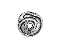 Pewter Spiral Bead Cap 5x20mm