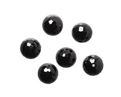 Onyx Faceted Round 10mm