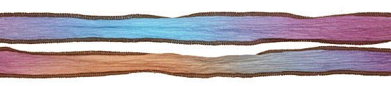 Forget-Me-Not Hand Dyed 100% Silk Ribbon 1/2"