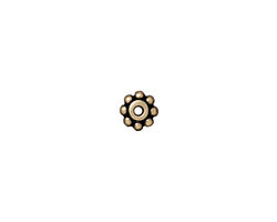TierraCast Antique Brass (plated) Beaded Heishi 6mm