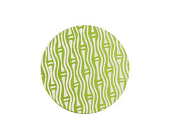 Lillypilly Lime Green Reeds Anodized Aluminum Disc 25mm, 24 gauge
