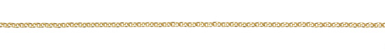 Satin Hamilton Gold (plated) Beveled Cable Chain