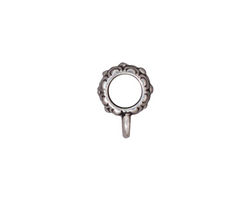 TierraCast Antique Silver (plated) .25 ID Oasis Bail 4x13mm